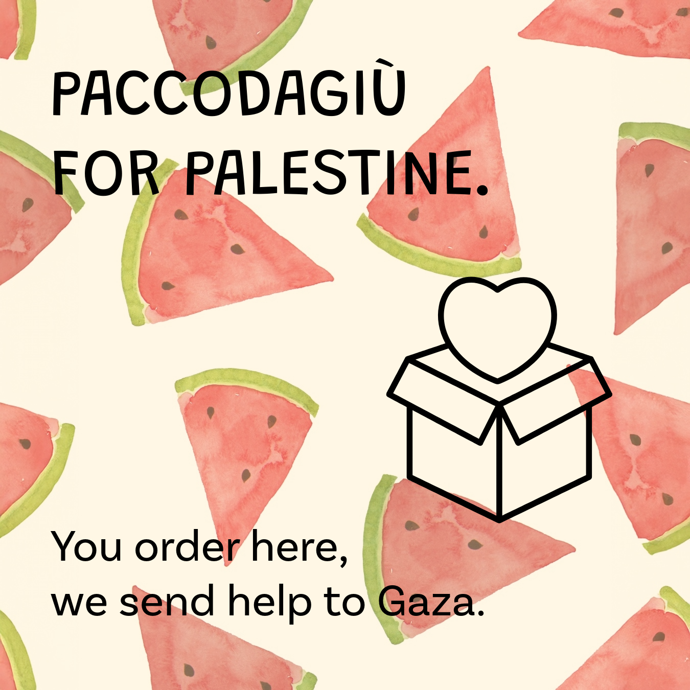 PACCODAGIÙ FOR PALESTINE