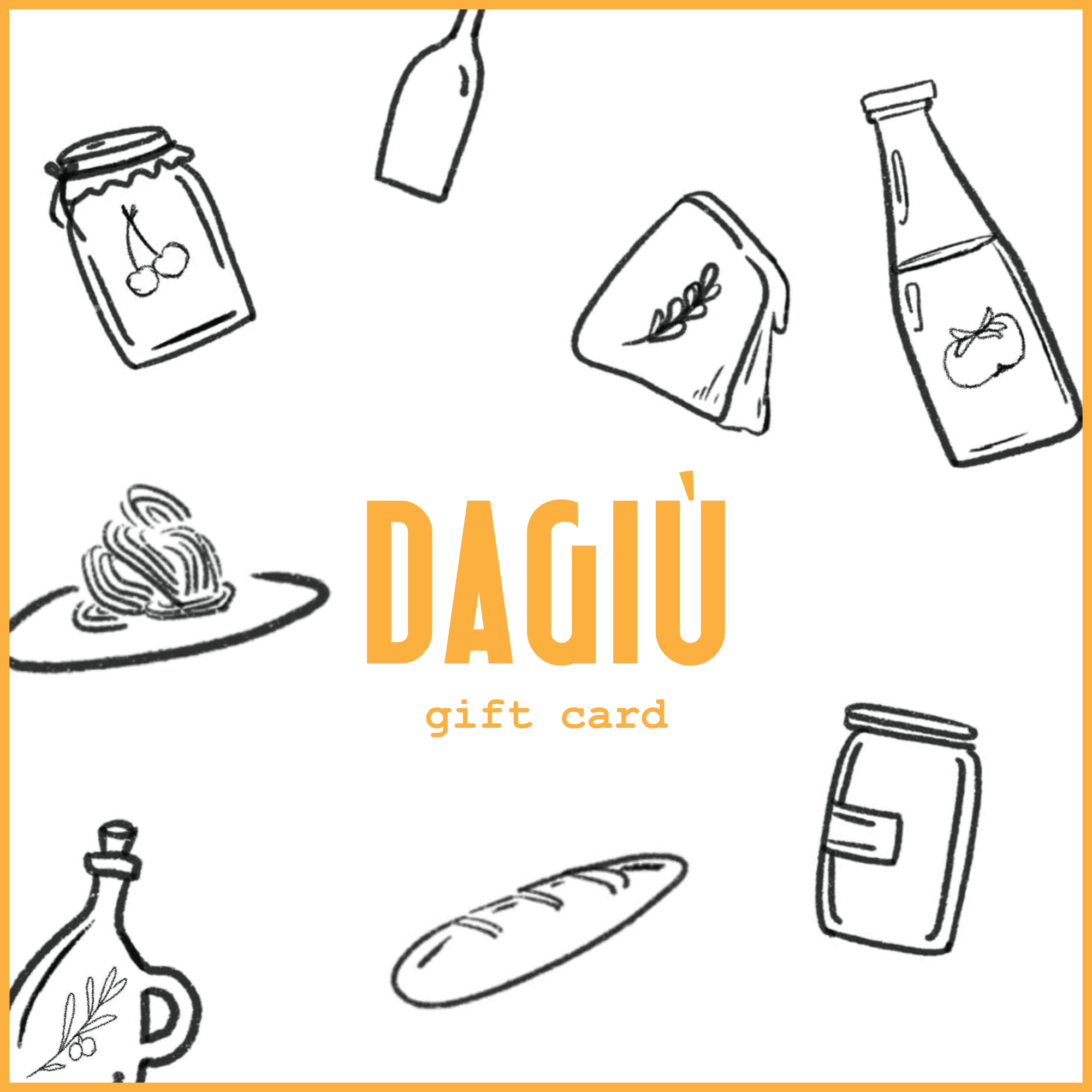 DAGIÙ gift card